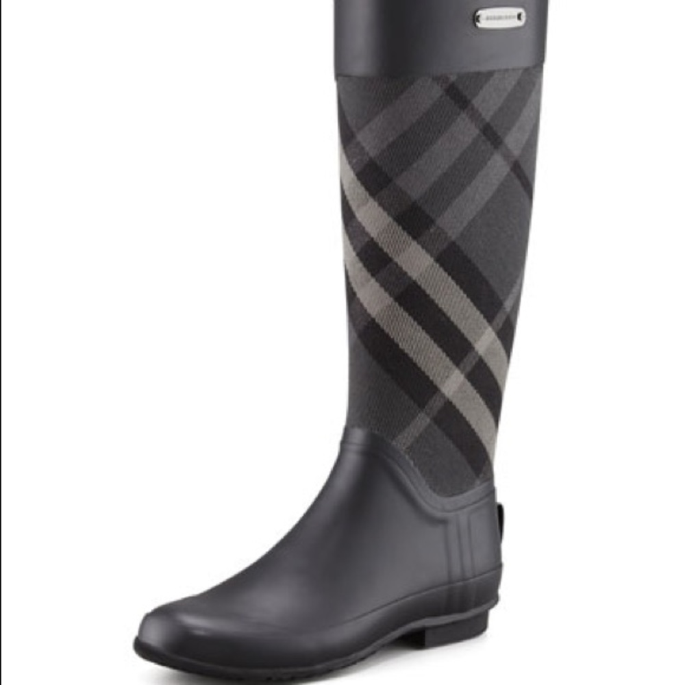 Burberry rain boots